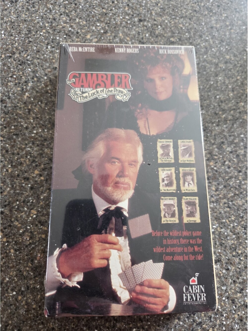 Gambler Returns The Luck of the Draw VHS Movie Kenny Rogers Reba Mcentire NEW